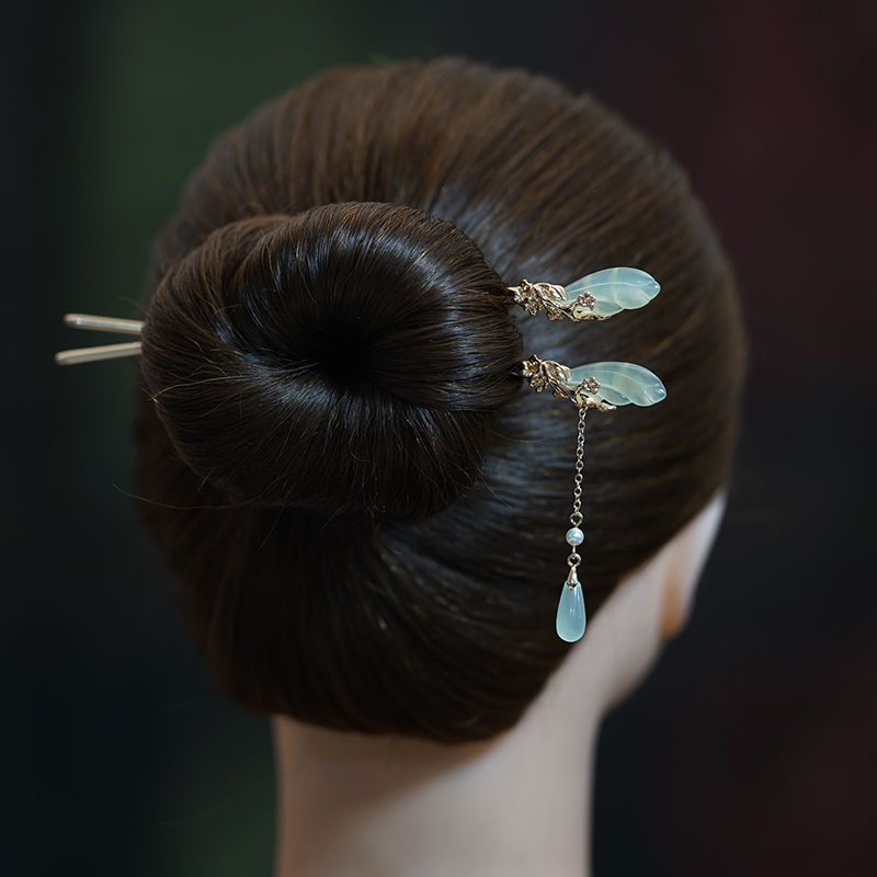 Natural Magnolia Flower Hairpin Zen Handmade Hair Stick